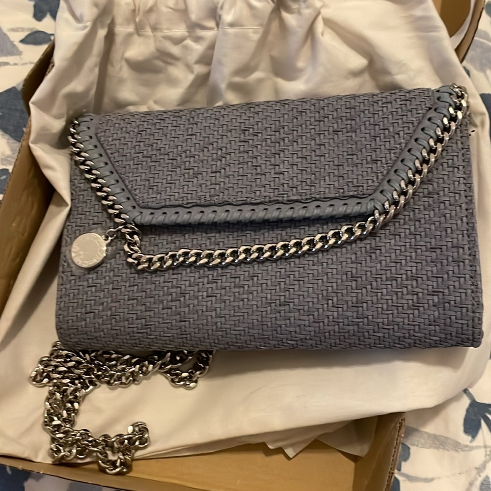 Stella McCartney small woven crossbody